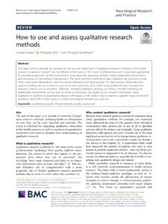 combining results and discussion in qualitative research|How to use and assess qualitative research methods .